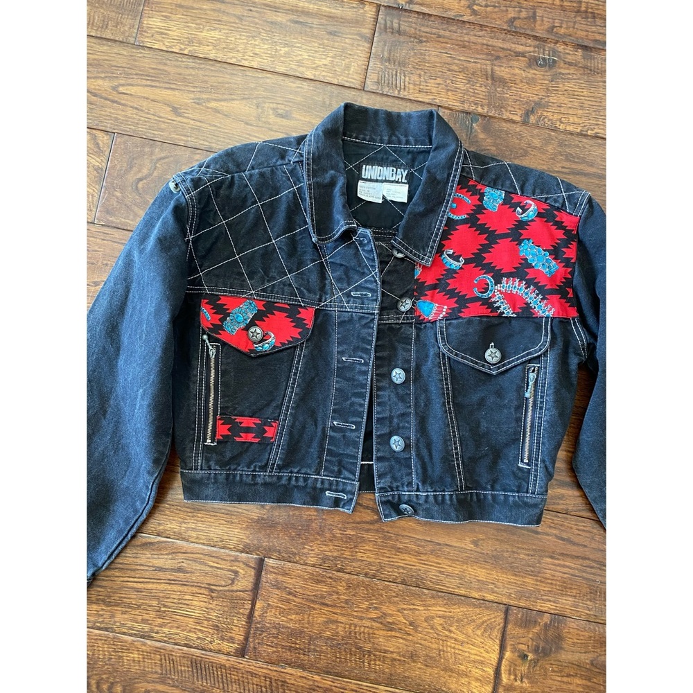 Vintage Unionbay Western Coastal Cowgirl Denim Jacket - Picture 5 of 11
